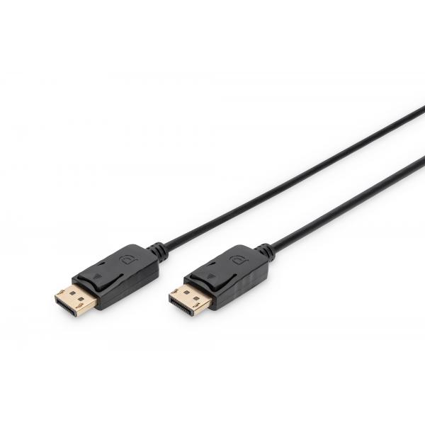 CAVO DIGITUS DISPLAYPORT 1.2 TO DP, M/M, 2MT, 4K, NERO, AK340100020S