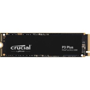 SSD CRUCIAL M.2(2280) 500GB NVME P3 PLUS PCIE4.0 READ:4700MB/S WRITE:1900MB/S - CT500P3PSSD8