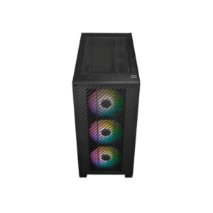 CASE COOLER MASTER MINI TOWER "ELITE 301 LITE", 13L, ITX/MATX USB-C, 2X2.5" 1X3.5", 3*Fan12cm ARGB- No Alim., BK - E301-KGNN-S00
