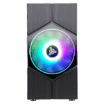 CASE ITEK TOWER "VORTEX" GAMING  2*USB2,2*USB3 20cm fan ARGB, Trasp Wind, -  ITGCACOLVB