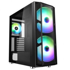 CASE ITEK FULL TOWER "MAJES 20 EVO" USB3, 2*20cm fan ARGB, Trasp Wind XL, -  ITGCAMAJ20E