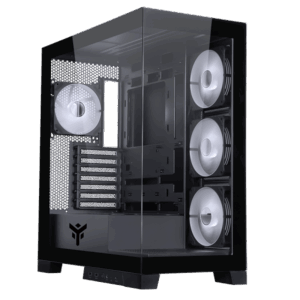 CASE ITEK SHOWBUI 45B - GAMING TOWER, ATX, 4x12cm ARGB fan, 2xUSB3, TYPE-C,SYDE & FRONT PANEL TEMP GLASS - ITGCASB45B