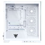 CASE ITEK SHOWBUI 45W-GAMING TOWER, ATX, 4x12cm ARGB fan, 2xUSB3, TYPE-C,SYDE & FRONT PANEL TEMP GLASS WHITE ED. - ITGCASB45W