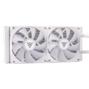 COOLER ITEK "EVOLIQ 240 V2 ARGB WE" 240mm (Raff. a Liquido) ARGB ,PWM,SKT UNIVERSALE - ITLCEVOAW240V2 - WHITE