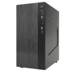 CASE ITEK MICRO ATX "SMALLCOM-B" MINI TOWER 2*USB2, 2*USB3, No Alim. Brushed - ITOCSCB122