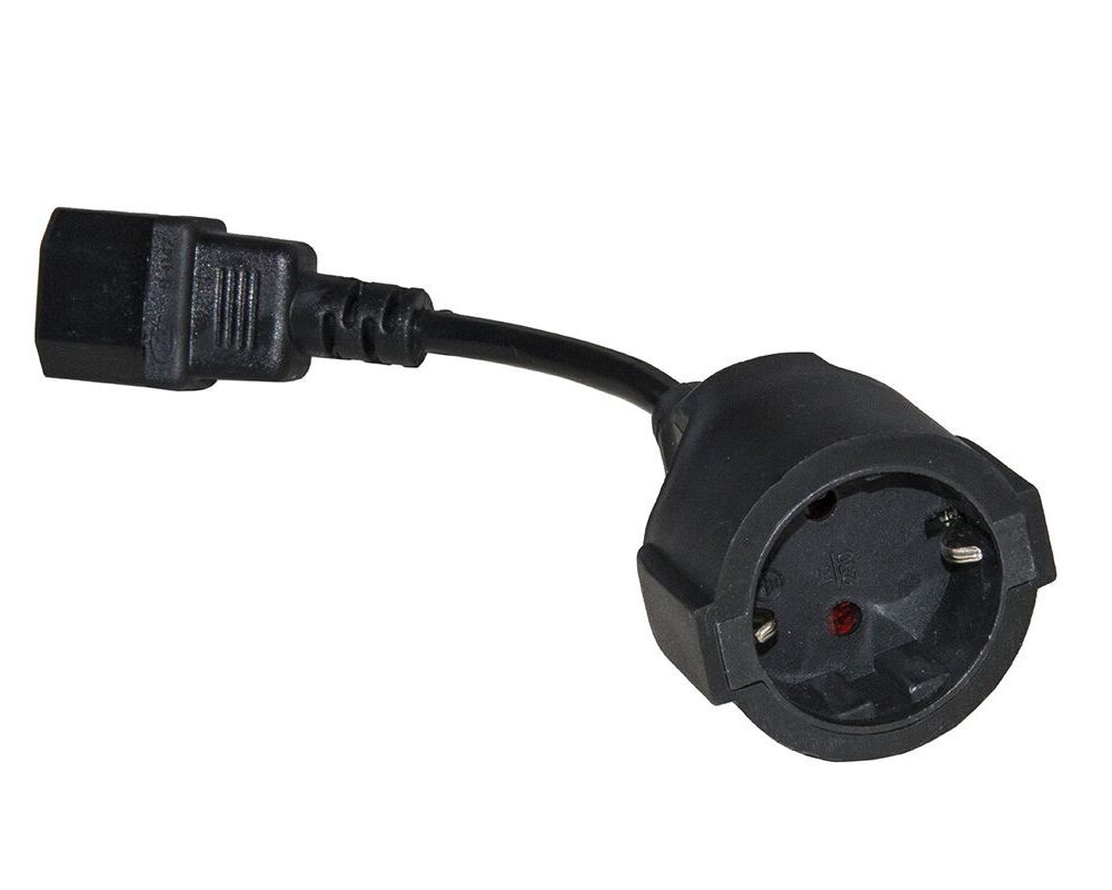 CAVO ALIMENTAZIONE LINK PRESA SCHUKO TEDESCA FEMMINA - IEC C14 MASCHIO CM 15 LKADSK