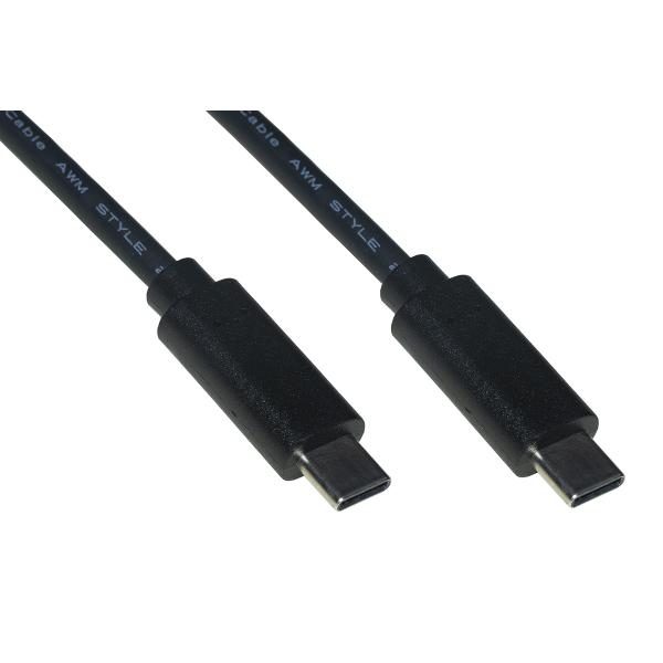CAVO LINK USB-C TO USB-C, M/M, 1MT, NERO, LKCC201