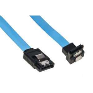 CAVO INTERNO SATA III CM 30 CONNETTORE 90° CON CLIP BLOCCAGGIO IN METALLO LKCSATA30L