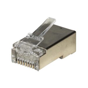 PLUG LINK RJ45 CAT 6 SCHERMATO PER CAVO SOLIDO - Confezione 100pz LKPL86P