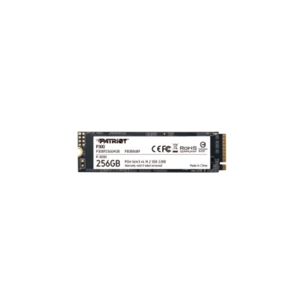 SSD PATRIOT 256GB P300 M.2(2280) PCIe Gen3 x4 READ:1700MB WRITE:1100 MB/S - P300P256GM28
