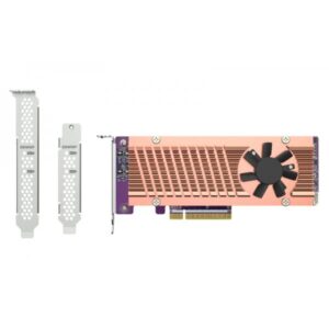 SCHEDA ESPANSIONE SSD QNAP QM2-2P-384A DUAL M.2 PCIE