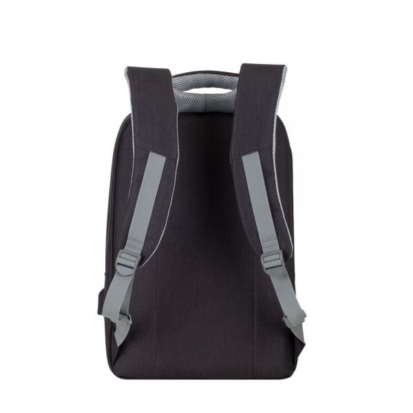 ZAINO RIVACASE PRATER 15,6"- NERO - TASCHE ANTIFURTO- USB LATERALE - R7562B