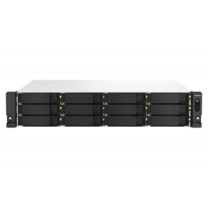 NAS RACK 2U QNAP TS-1264U-RP-8G 12HD 3,5"/2,5"SATA 2x 2.5GBE 2x USB3.2 8GB RAM 1x HDMI Intel Celeron N5105/N5095 4Core 2X300W
