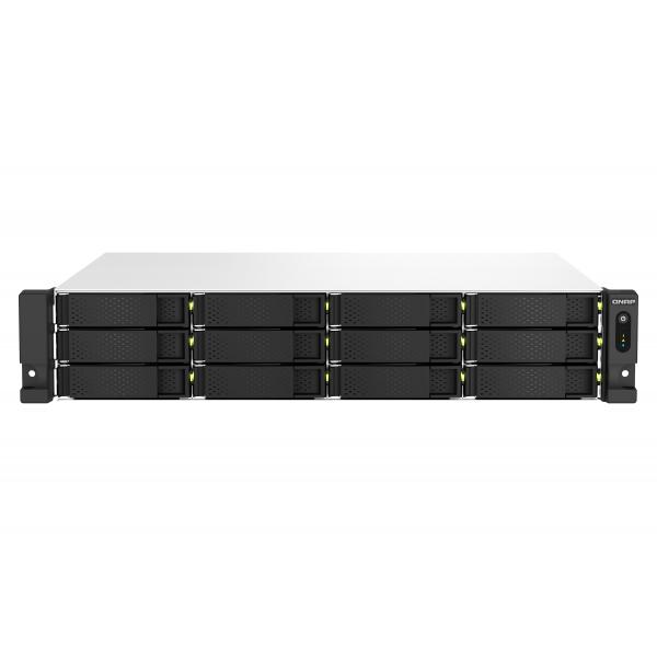 NAS RACK 2U QNAP TS-1264U-RP-8G 12HD 3,5"/2,5"SATA 2x 2.5GBE 2x USB3.2 8GB RAM 1x HDMI Intel Celeron N5105/N5095 4Core 2X300W