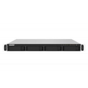 NAS RACK 1U QNAP TS-432PXU-RP-2G 4HD 3,5"/2,5" NOHD 2P 10GBE SFP+ 2P 2.5 GBE USB3.0 2GB DDR4 QUADCORE AL-324 1.7GHZ 2x250w