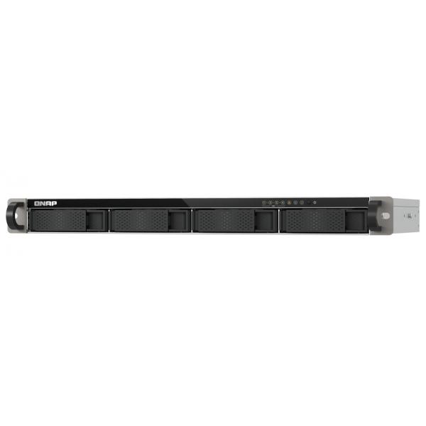 NAS RACK 1U QNAP TS-433eU 4HD 3,5"/2,5" NOHD 2x 2.5GbE LAN 4GB RAM ARM 2.0GHz 4core 100W