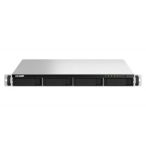 NAS RACK 1U QNAP TS-464U-8G x4HDD 2.5"/3.5" NOHDD RAM 8GB 2x 2.5GBE 2x USB3.2 1x HDMI Intel Celeron N5105/N5095 QuadCore 1x 250W
