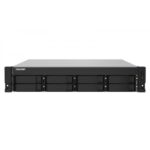 NAS RACK 2U QNAP TS-832PXU-4G 8HD 3,5"/2,5"SATA6 6GB/S NOHD 2P 10GBE SFP+ 2P 2.5GBE 4P USB3.0 4GB RAM DDR4 AL324 4CORE 1X250W