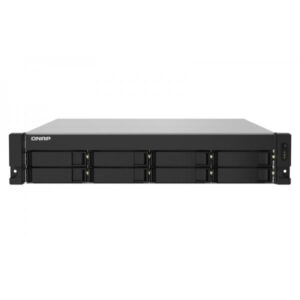 NAS RACK 2U QNAP TS-832PXU-4G 8HD 3,5"/2,5"SATA6 6GB/S NOHD 2P 10GBE SFP+ 2P 2.5GBE 4P USB3.0 4GB RAM DDR4 AL324 4CORE 1X250W