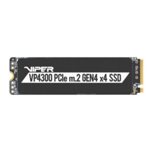 SSD PATRIOT 1TB VIPER VPN4300 M.2 2280 PCIe GEN4 GAMING  READ:7400MB WRITE:5500 MB/S - VP4300-1TBM28H