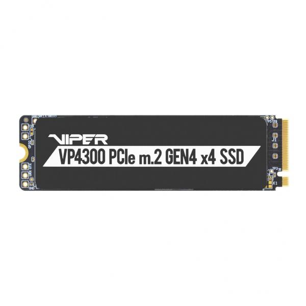 SSD PATRIOT 1TB VIPER VPN4300 M.2 2280 PCIe GEN4 GAMING  READ:7400MB WRITE:5500 MB/S - VP4300-1TBM28H