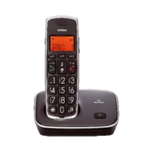 TELEFONO CORDLESS BRONDI BRAVOGOLD2 AUDIOBOOST/VIVAVOCE/IDCALL/RUBRICA