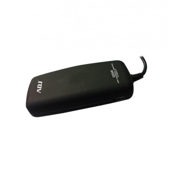 ALIMENTATORE NOTEBOOK 120W MINI BK 8 CONN 3PIN AUTO CON PORTA USB ADJ