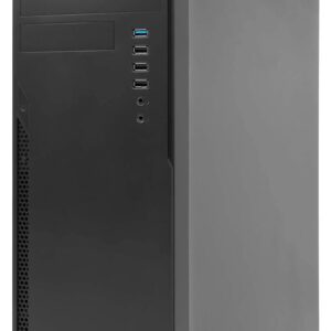 CASE MID-TOWER PSU 300W BK ATX/MICROATX/ITX 3*USB2 1*USB3 ADJ