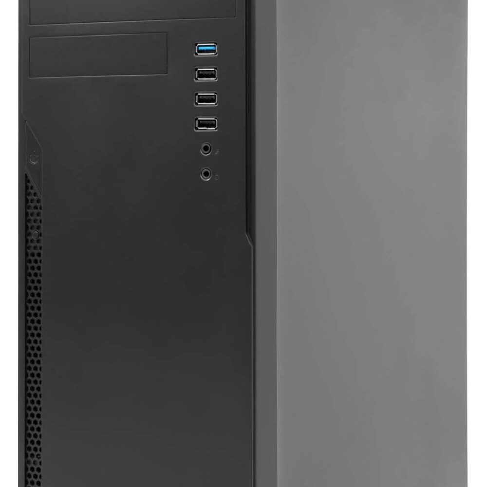 CASE MID-TOWER PSU 300W BK ATX/MICROATX/ITX 3*USB2 1*USB3 ADJ