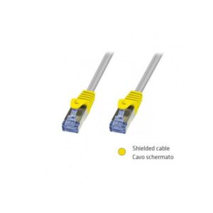 CAVO RETE FTP CAT.5E 0,5MT SL SCHERMATO ADJ