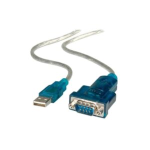 CAVO CONVERTITORE USB A SERIALE BK M/M 1.8MT ADJ