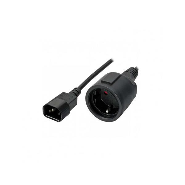 CAVO X UPS SCHUKO 16A-IEC F/M 0,2BK ADJ