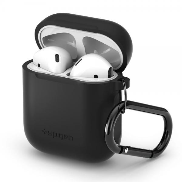 CUSTODIA SILICONE FIT AIRPODS BLACK