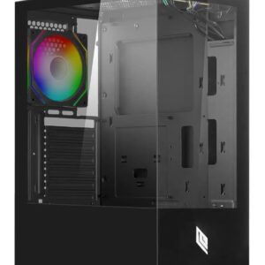 CASE MID-TOWER NO PSU NEXUS P100 BK 2USB3 1USB2 VETRO TEMPERATO RGB FAN
