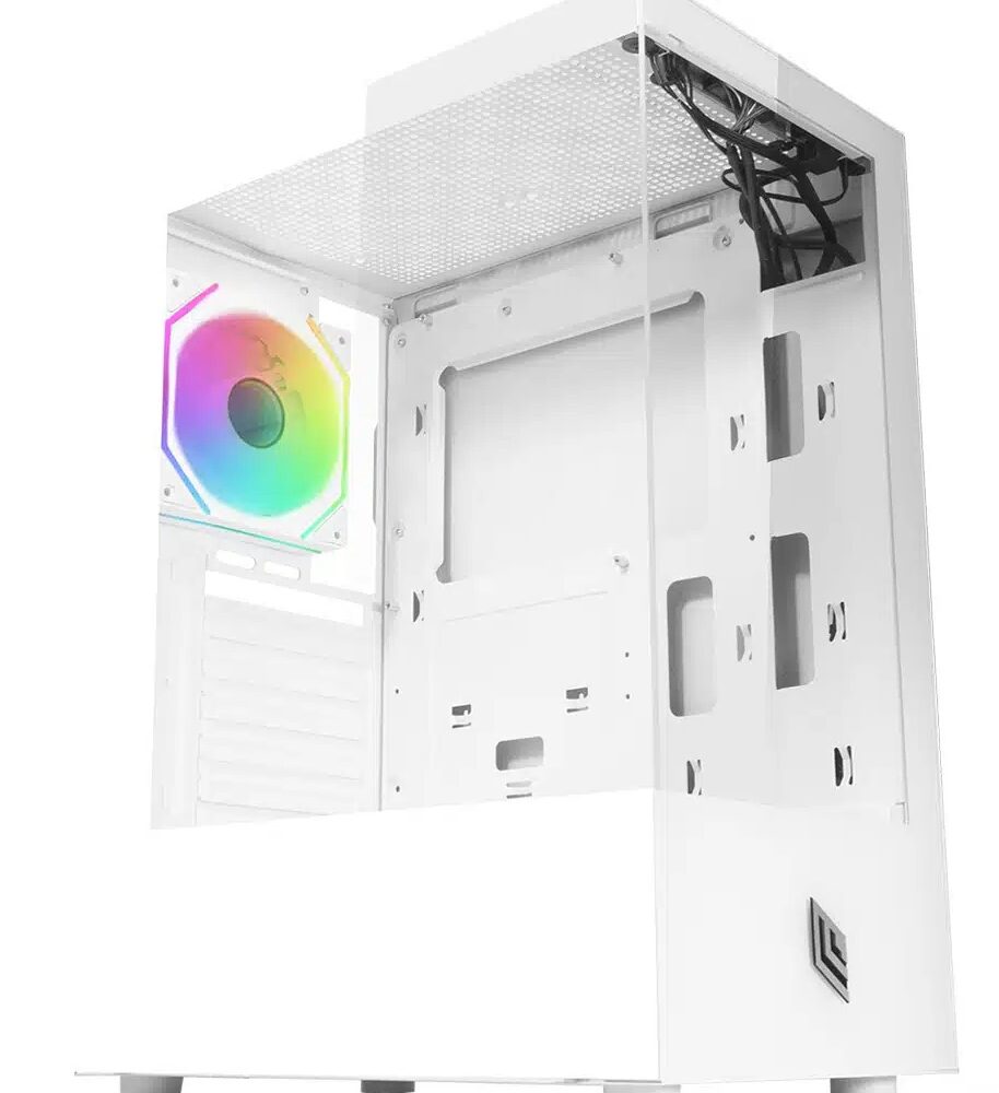 CASE MID-TOWER NO PSU NEXUS P100 WH 2USB3 1USB2 VETRO TEMPERATO RGB FAN