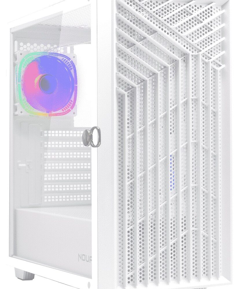 CASE MID-TOWER NO PSU DIAMOND C112 1U3 1U2 1*FANARGB VETRO WHITE