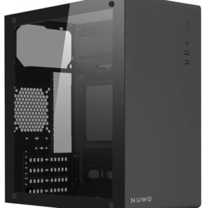 CASE MINI-TOWER NO PSU EGUERA A111 2USB3 0,6MM SPCC MATX MITX BK GLASS