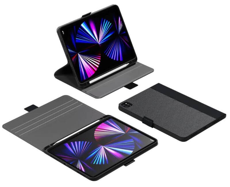 CUSTODIA IPAD PRO 11 2024 BLACK CYGNETT