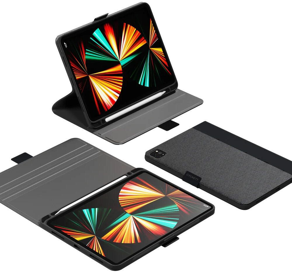 CUSTODIA IPAD PRO 13 2024 BLACK WHIT HOLDER CYGNETT 7? GENE