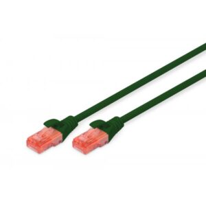 CAVO RETE UTP CAT.6 1MT VERDE LSZH NON SCHERMATO
