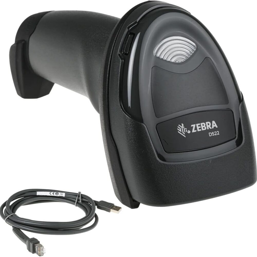 LETTORE BARCODE ZEBRA DS2208 2D USB KIT CON CAVO