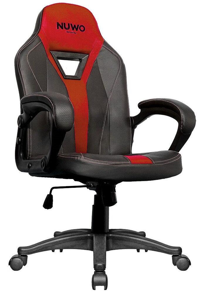 POLTRONA GAMING NUWO SKIN ONE RED BLACK+RED