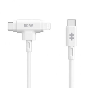 CAVO RIC/TRASF.DATI APPLE HYPER WH USB-C TO USB-C LIGHTNING 60W WHITE