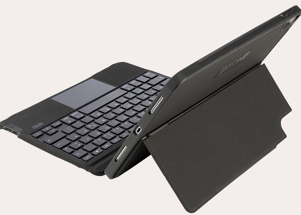 CUSTODIA PER IPAD 10,2 + TAST NERO TASTIERA IT WIRELESS NERO