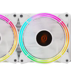 VENTOLA LIQUID SIBERUS TR241 RGB WH T SK1200/2066 AM2-FM2+ 2*120MM 200W