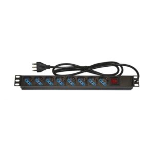 ARMADIO RACK MULTIPRESA 8 PRESE 19 TRIPOLARI/SCHUKO INTERRUTTORE ITA