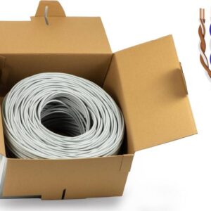 BOBINA RETE UTP CAT.6 305MT CCA AWG23 LSOH CLASSE CPR ECA