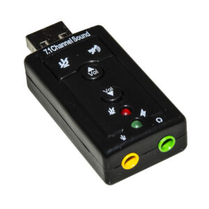 SCHEDA AUDIO USB 2.0 BK PER WINDOWS 10/8/7/VISTA/XP