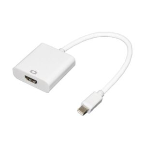 ADATTATORE MINI DISPLAYPORT-HDMI M/F CON CAVO 0,15CM BIANCO