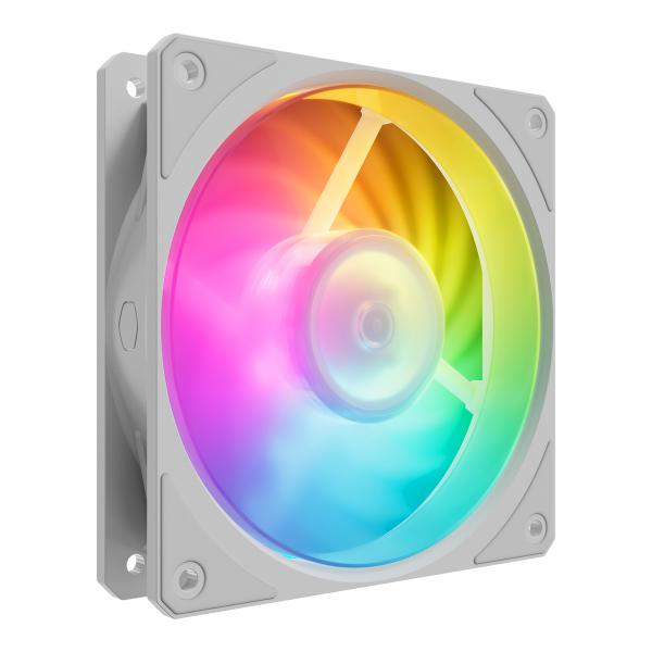 VENTOLA PER CASE MOBIUS 120P WHITE 120*120*25 ARGB